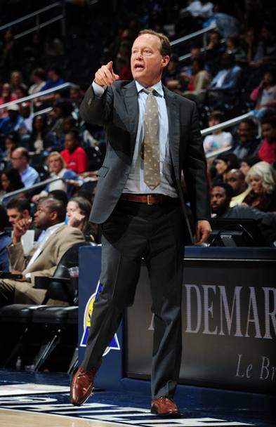Chiama un gioco contro i Pistons al Philips Arena (Getty Images)